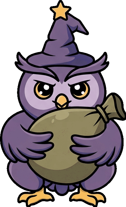 WodWiz owl mascot