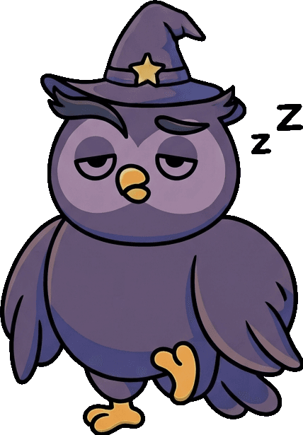 WodWiz owl mascot