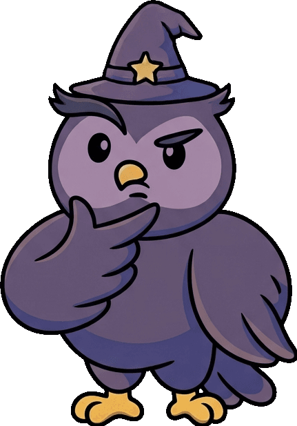 WodWiz owl mascot